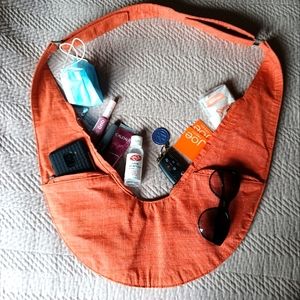 Sash bag | Coral cloth bag | modern fanny pack